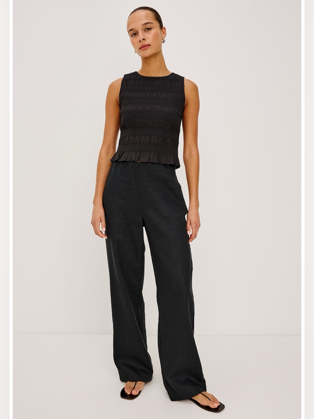 NWT Kane Ruched & Embroidered Shell
Rails - Picture 6 of 6